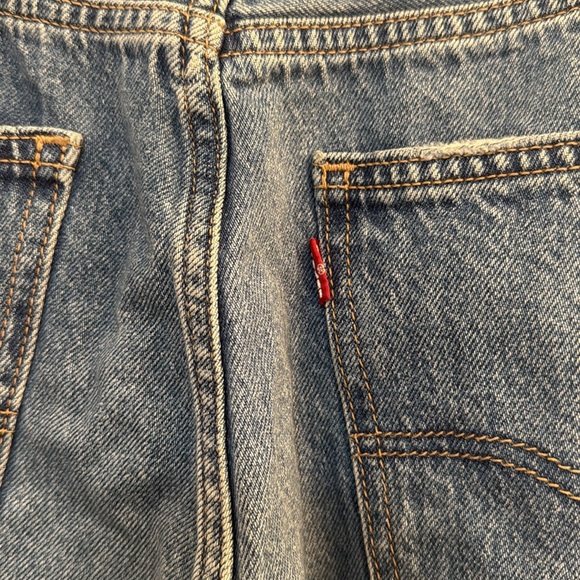 LEVI XL FLOOD SIZE 32 wide leg jeans - Picture 6 of 7